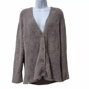 Barefoot Dreams Women's Taupe Cardigan